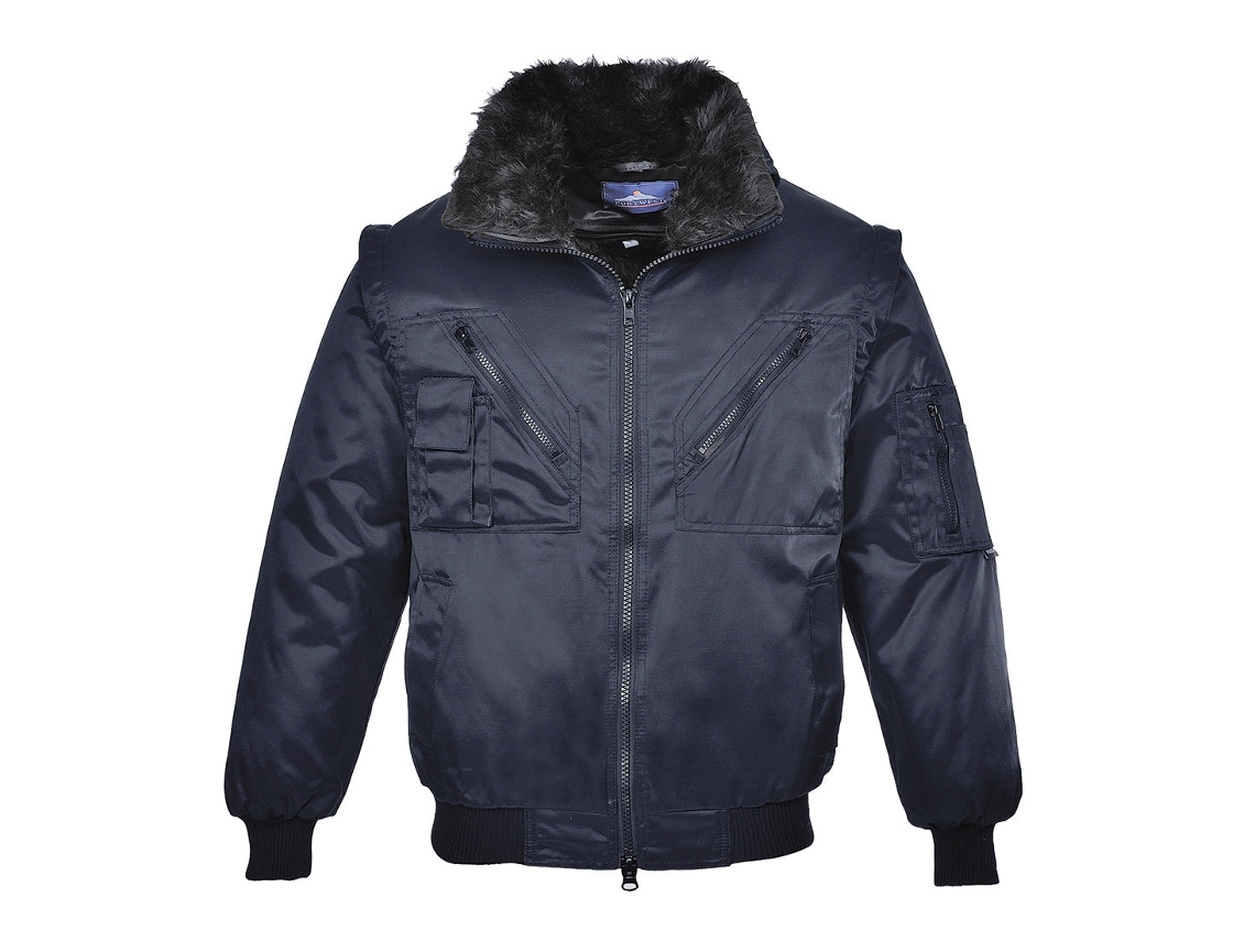 Chaqueta de piloto: estilo y funcionalidad para cualquier clima / Roja / M Portwest