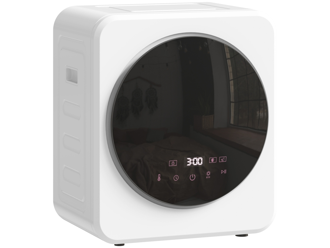 Secadora De Aire De Evacuación, Carga Frontal De 4 Kg Con Tambor De Acero Inoxidable, 800w Compacta Independiente, Blanco
