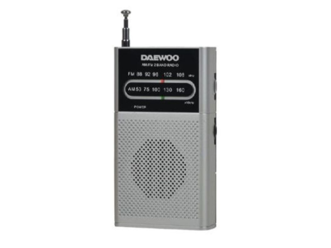Radio Portátil Daewoo Dw1027- Plata