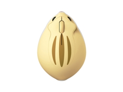 Ratón ergonómico Bluetooth Bestvite 2.4G, 1600 ppp, amarillo
