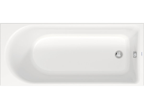 Bañera empotrada DURAVIT D-Neo, rectangular, acrílico sanitario, 1600 x 700 mm, 7004720000000,