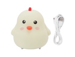Rebe-lámpara De Noche Led En Forma De Pollito Cargable Usb Con Sensor Táctil Para Niños Bebés Bonita