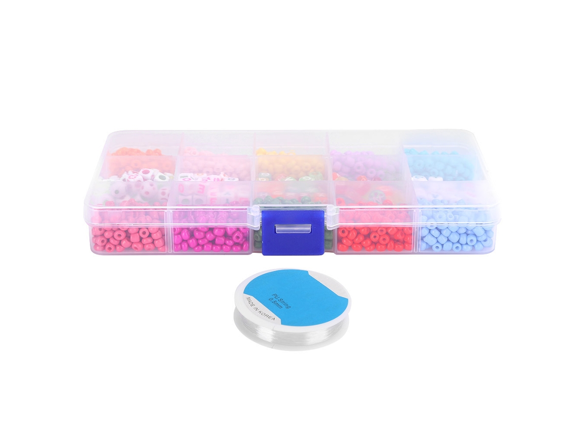 Kit de cuentas para elaborar pulseras y collares