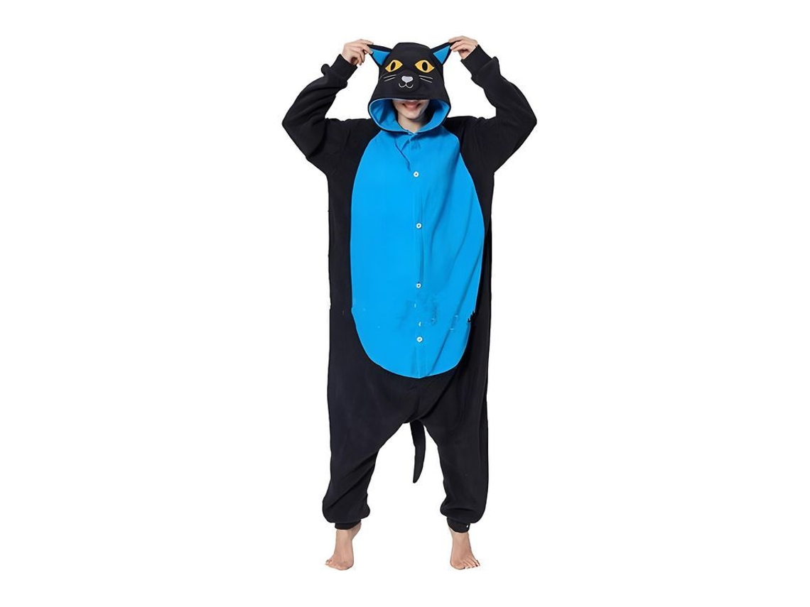 2026-pijama De Animal Traje Con Capucha Bleu Talla S-xl Para Adultos Niños Invierno Fiesta Cosplay