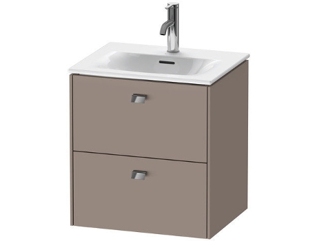 Mueble DURAVIT Brioso bajo lavabo suspendido 52,0 x 41,9 cm con 2 cajones incl. recorte de sifón y delantal para lavabo Viu 234453