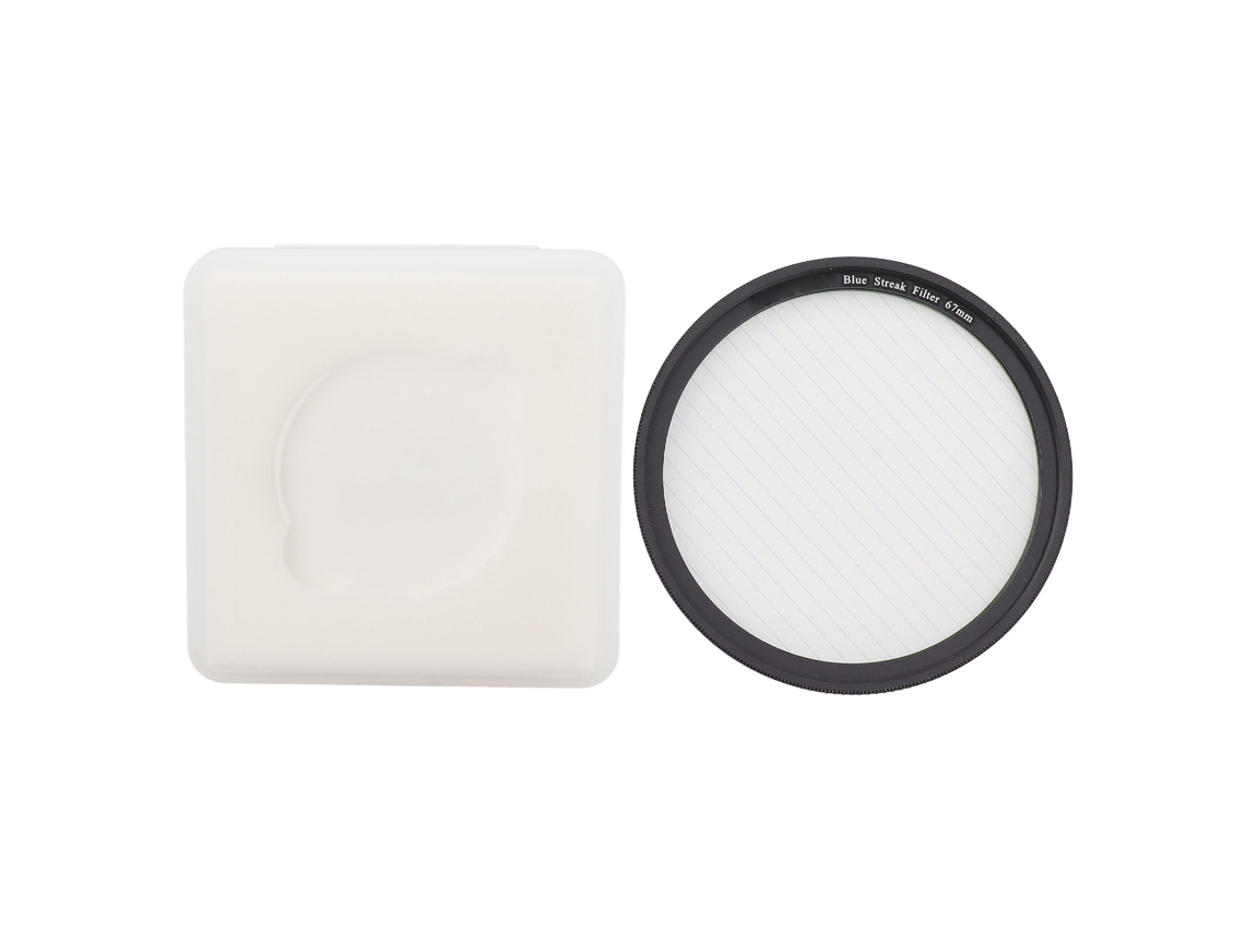 Filtro De Efectos Especiales Blue Streak Para Cámara De Micro Single, Vidrio Óptico, 67mm, Ideal Para Disparos Nocturnos