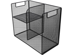 Accesorios De Oficina Negros, Soportes Para Libros, Archivadores, Organizadores Que Ahorran Espacio, Almacenamiento.