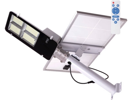 Farola LED Solar-Control Remoto- Dimable- Panel: 6V 300W Batería: 3,2V 30000MaH [HO-FAR-SOL-300W-CW] GREENICE