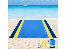 Manta de playa grande de 200x210 cm, impermeable y resistente a la arena, sin marca.