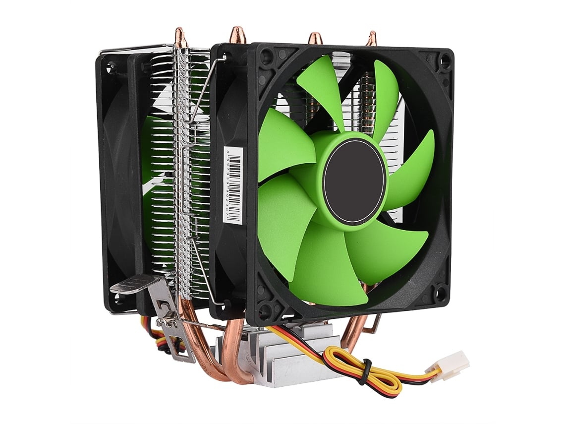 Resfriador De Cpu (resfriamento Silencioso Com Dois Ventiladores) Versão Padrão 3pin Com Dois Ventiladores Sem Led Resfriador De Cpu