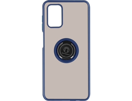 Carcasa y Soporte Samsung Galaxy A02s AVIZAR Función de soporte de Anillo de Metal Azul