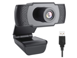 Cámara web 1080P con micrófono Cámara web para computadora USB 2.0 con corrección automática de luz Negro YEMAESRE