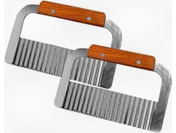 Cortador de papas manual de acero inoxidable Rosewell para papas fritas y tiras
