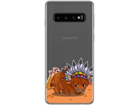 Carcasa Samsung Galaxy S10 Plus TUMUNDOSMARTPHONE Búfalo Multicolor
