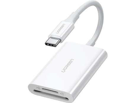 Adaptador UGREEN (Type-C, TF, SD - Blanco)