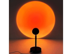 2026-lámpara Proyección Sunset Con Base Estable 90° Rotatoria De Pie Usb 5v 5w Led