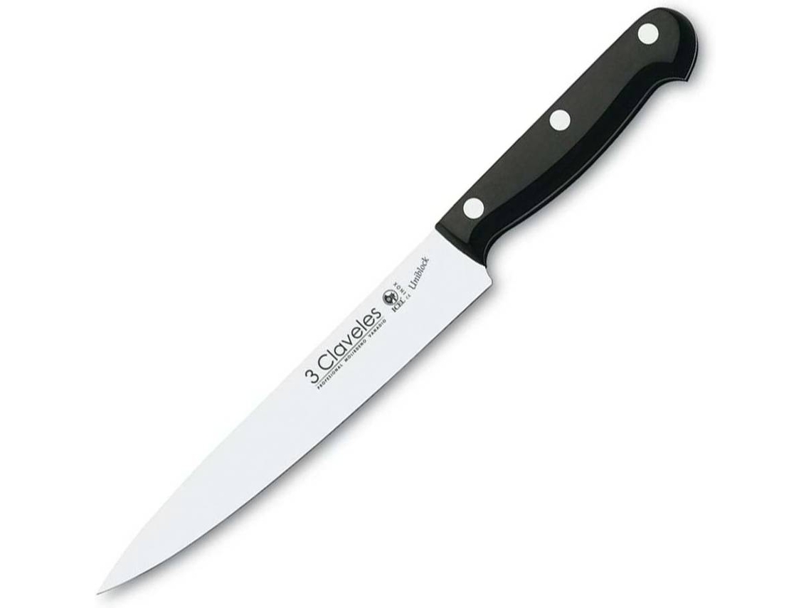 Cuchillo de Cocina 3 CLAVELES (Acero inoxidable - 17 cm - 6.5")