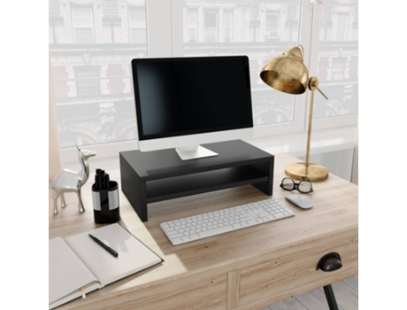 Soporte para Monitores (42 x 24 x 13 - Contrachapada - Negro)
