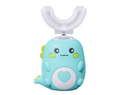 Cepillo De Dientes Eléctrico Infantil En Forma De U Para Niños Y Niñas De 6 A 12 Años, Color Verde Siurn