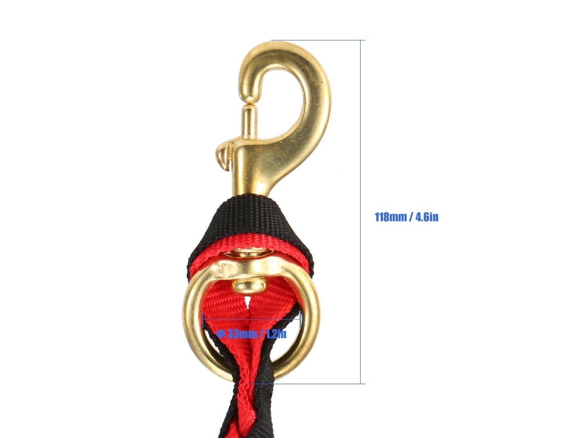 2026-cuerda De Guiado Para Caballo Trenzada Con Clavo De Latón 2.0m/2.5m/3.0m Nylon Poliéster