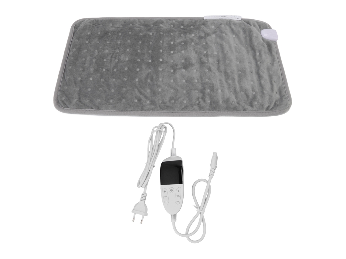 Manta Eléctrica Para El Hogar Y La Oficina, 6 Niveles De Temperatura, 3 Modos De Temporizador, Pantalla Lcd Gris, Enchufe Europeo, 220-240 V.