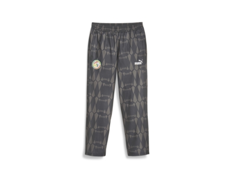 Pantalones de Hombre PUMA Chándal Sénégal Culture Negro (XL)