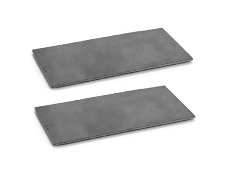 Conjunto de 2 Platos de Pizarras para Aperitivos 15x30 cm TIENDA EURASIA