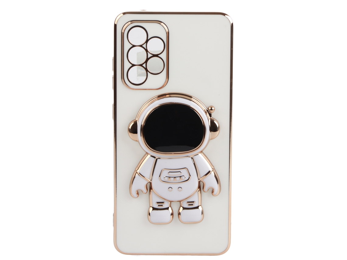 Capa De Proteção Para Samsung A52 A52s 4g 5g Com Suporte Estéreo Em Tpu Branco