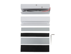 Cerradura Eléctrica De Pasador Para Puerta De Vidrio Sin Marco, 12 V Cc, Acero Inoxidable Y Aluminio, Ajustable.