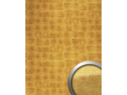 21392-Sa Panel de pared bajo metal dorado WALLFACE