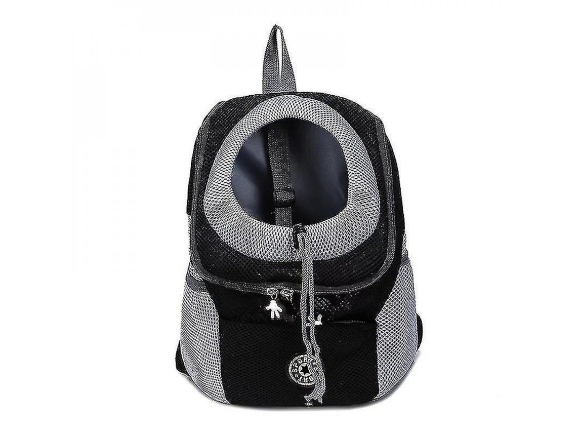 2026-mochila Portátil Para Mascotas Con Malla Frontal Transporte Perros Gatos Tamaño S/m Mhc S Negro