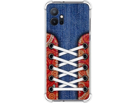 Carcasa para Vivo Y55 5G TUMUNDOSMARTPHONE Dibujos Antigolpes Zapatillas 11 Multicolor
