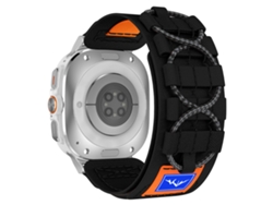 Pulsera para Samsung Galaxy Watch Ultra 47 mm Negro Plata XIAOMOYU