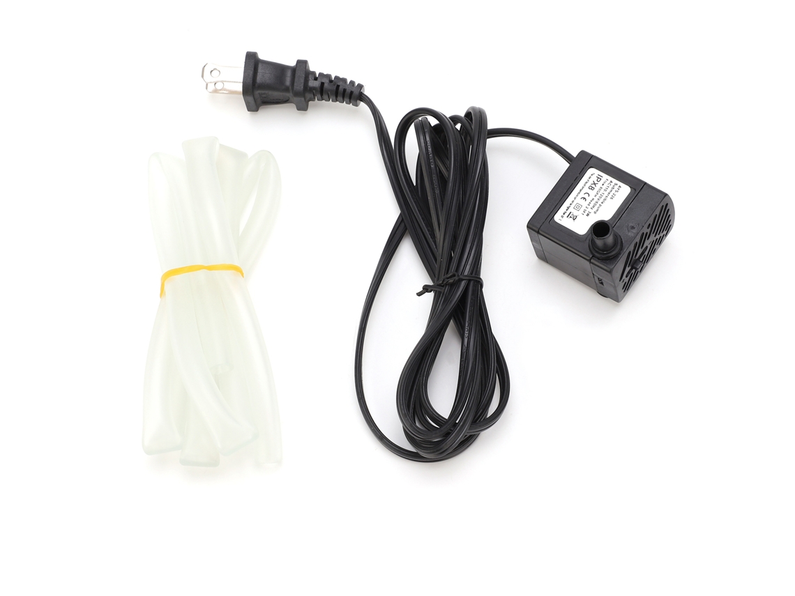 Bomba sumergible pequeña de 3 W, 80 GPH, silenciosa, con manguera de 1 metro, para acuario, 300 L/h (sin marca)