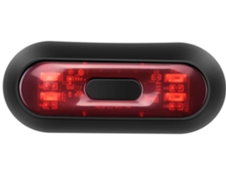 Luz LED para casco, luz de freno para casco de motocicleta, luz de advertencia de seguridad roja trasera para bicicleta recargable para conducción CHRONUS