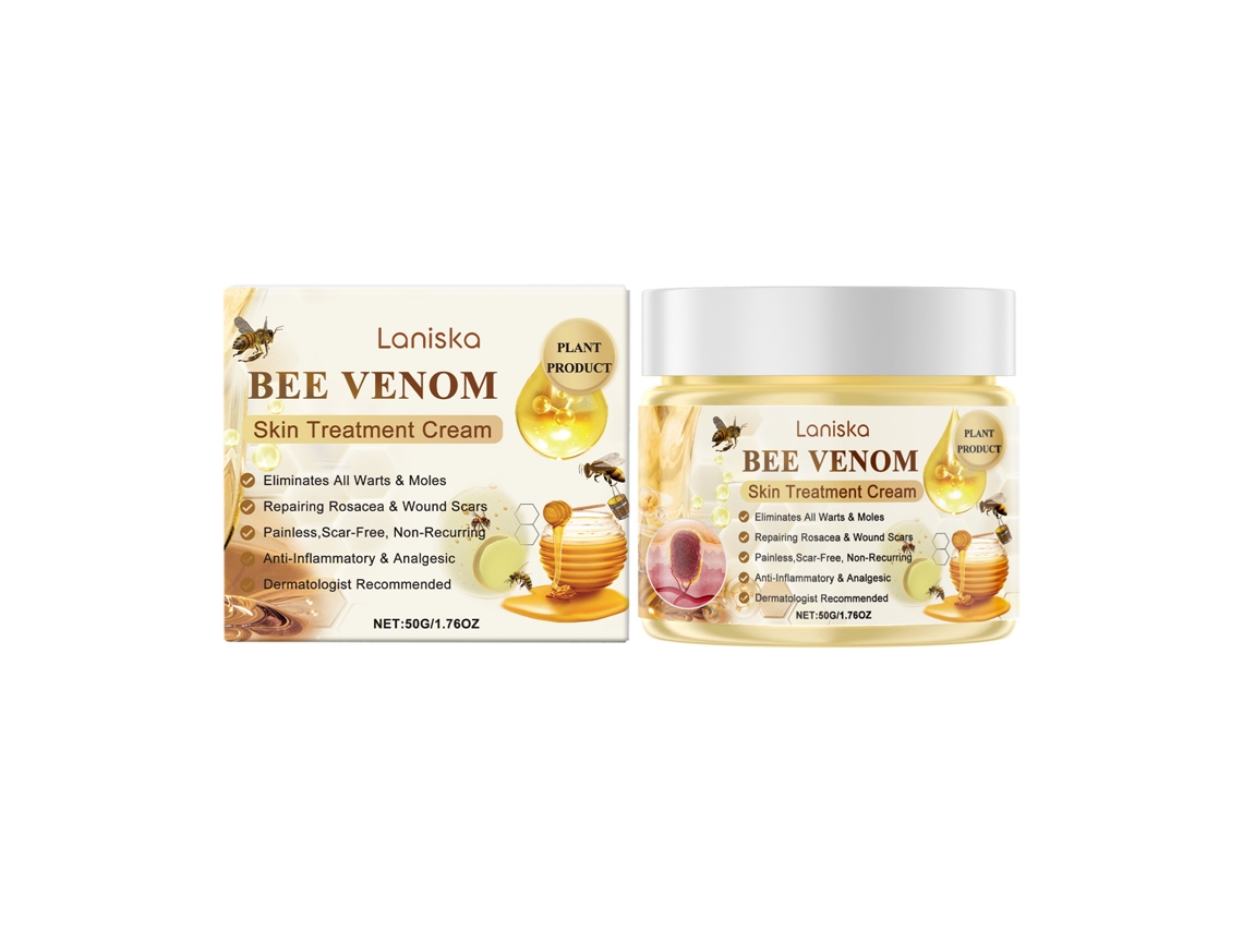 Crema diaria para el cuidado de la piel con veneno de abeja