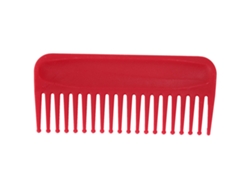 Peine De Dientes Anchos Para Desenredar Cabello Sin Mango Peine Para Pelo Húmedo Y Seco Estilo Salón Hogar Rojo
