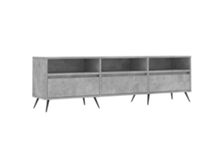 Maison Exclusive - Mueble De Tv Madera Contrachapada Gris Hormigón 150x30x44,5 Cm