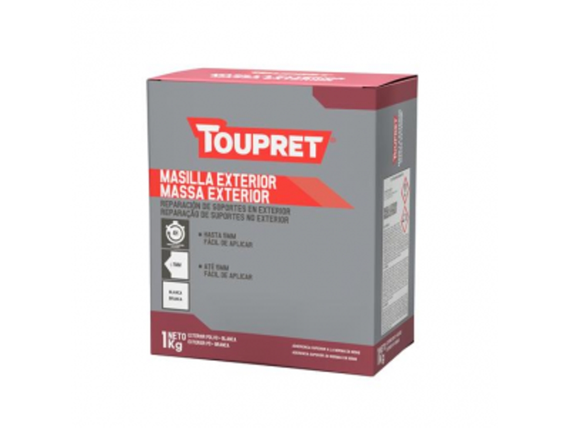 Masilla TOUPRET Polvo Exterior 1 Kg
