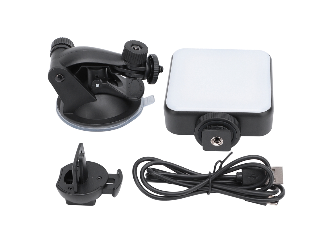 Luz De Relleno Ajustable W64 Para Conferencias Virtuales Cámara Computadora Live Fotografía Con Cabeza Giratoria
