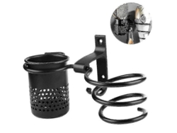 Soporte para secador de pelo, organizador de cabello para montaje en pared GOKOCO