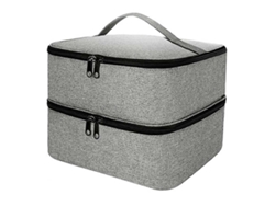 Bolsa organizadora de esmaltes de uñas con capacidad para más de 30 botellas y luz. Bolsa doble para guardar esmaltes de uñas. Ly Ebike