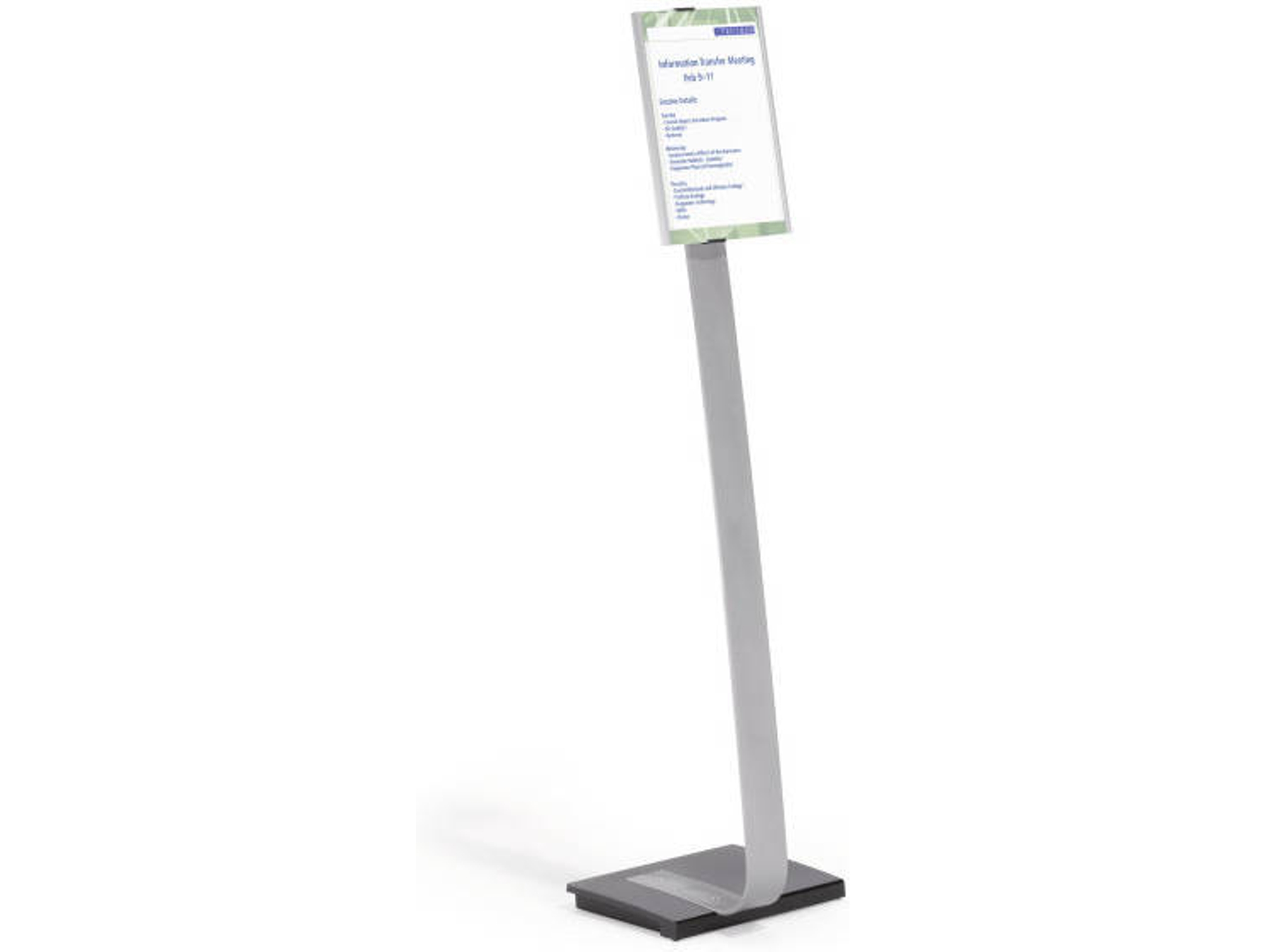 Panel DURABLE INFO SIGN (Blanco - A4 - Acrílico)