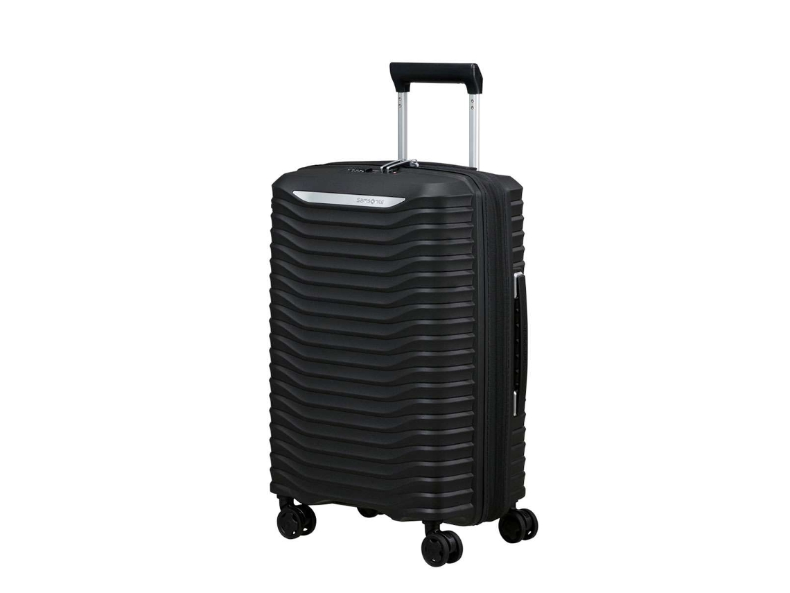 Maleta de cabina Upscape 55/35 cm, 4 ruedas, expandible, negra, 39 l, Samsonite