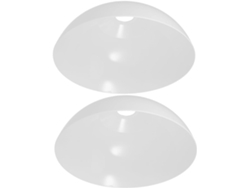 Lámpara Colgante De Acrílico Blanco De 2 Piezas, Accesorios De Iluminación De Techo Para Sala De Estar, Dormitorio Y Baño.