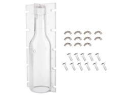 Molde Para Velas Diy De Plástico Transparente Resistente Al Calor, Con Forma De Botella, Para Bodas.
