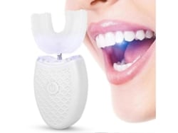 Escova De Dentes Em Formato De U Para Adultos, Escova De Dentes Elétrica Sônica (branca)