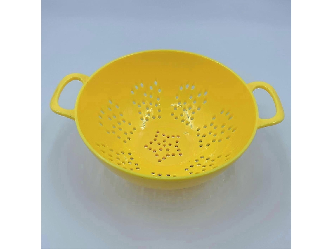 Colador de cocina multifuncional y versátil: plástico resistente, perfecto para lavar frutas y verduras, escurrir pasta y arroz.