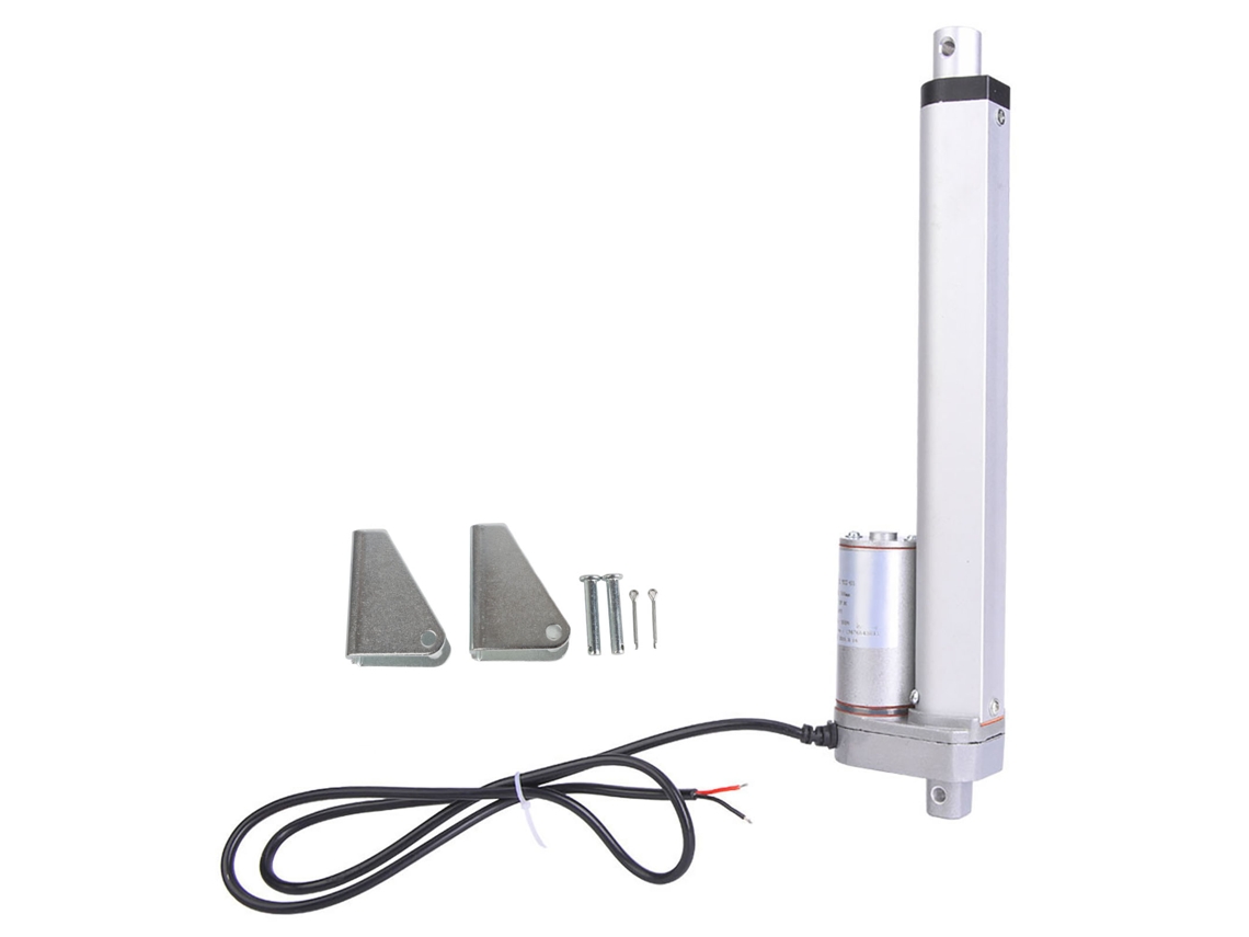 Actuador Lineal Eléctrico Js Tgz U1 Motor Dc 30mm/s 300n 12vdc Ip45 200mm