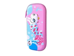 Estuche de lona de gran capacidad para lápices, para adolescentes, niños y niñas, gris grande Chennnls
